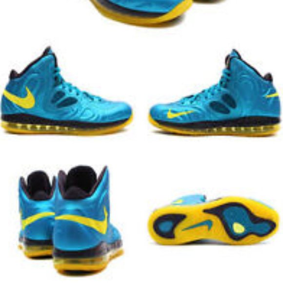 Nike Air Max Hyperposite 524862 303 Tropical Teal Yellow  Sneakers Shoes Men 10 main image 5
